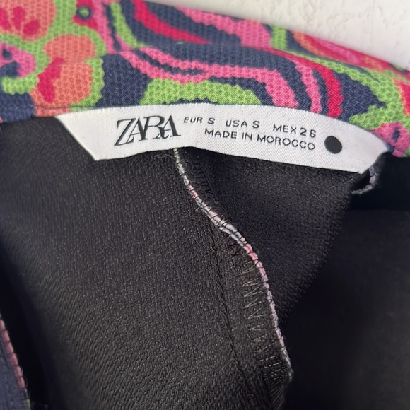 ZARA Retro Print 8944/655 Mini Dress - Picture 6 of 10